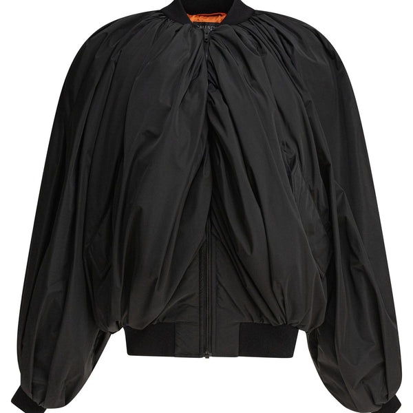 Balenciaga Jackets- BALENCIAGA Draped Bomber Jacket for Women Luxury Designer Outerwear Jacket