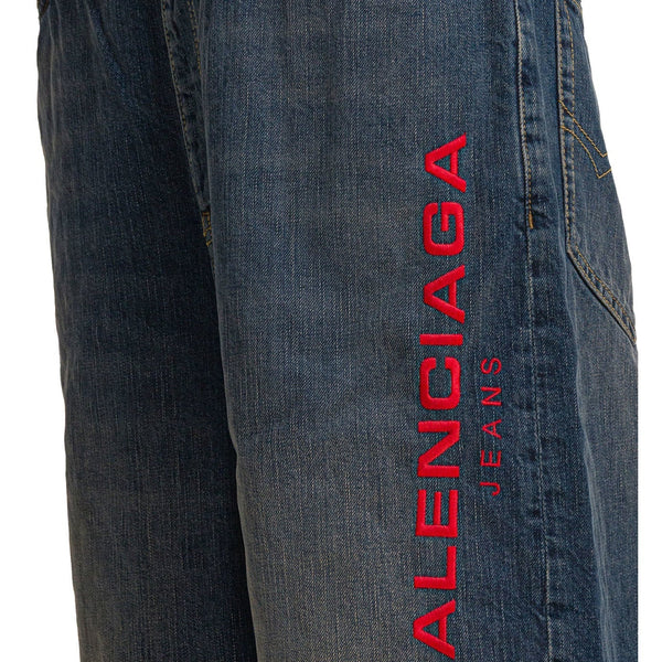 Balenciaga Pants- BALENCIAGA Cotton Trousers with Patched Detailing for Men Premium Designer Casual Trousers