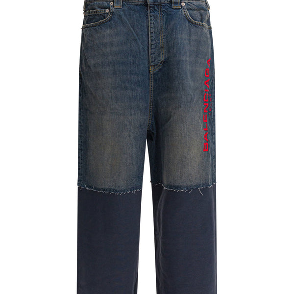 Balenciaga Pants- BALENCIAGA Cotton Trousers with Patched Detailing for Men Premium Designer Casual Trousers