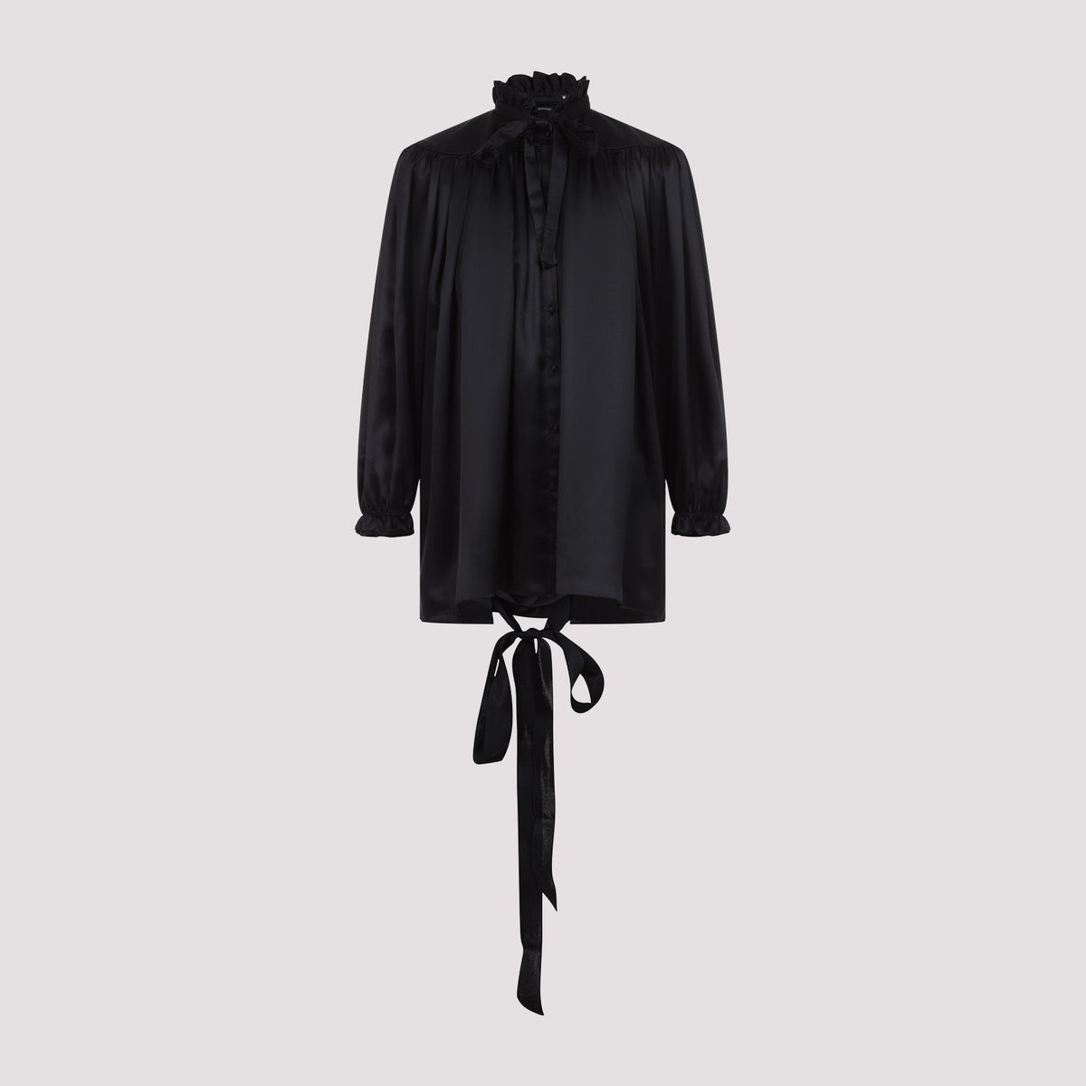 Balenciaga premium t-shirts & tops detail and craftsmanship close-up