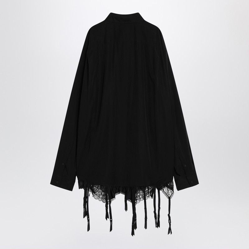 Balenciaga premium shirts detail and craftsmanship close-up