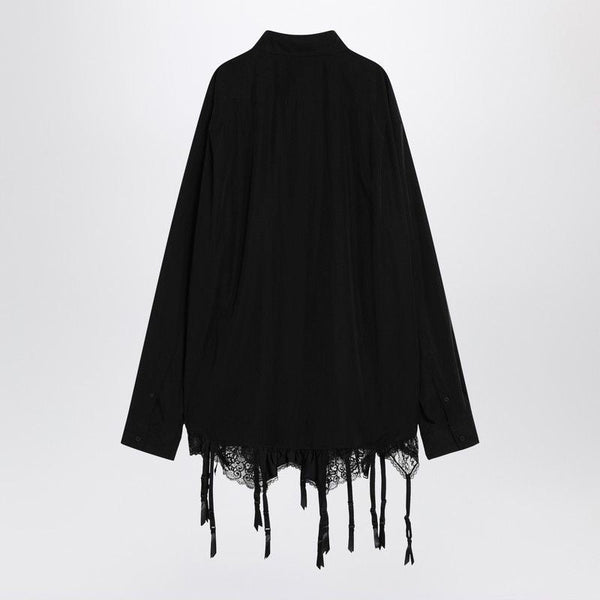 Balenciaga Tops- BALENCIAGA Lingerie-Style Mini Shirt Elegant Everyday Designer Top