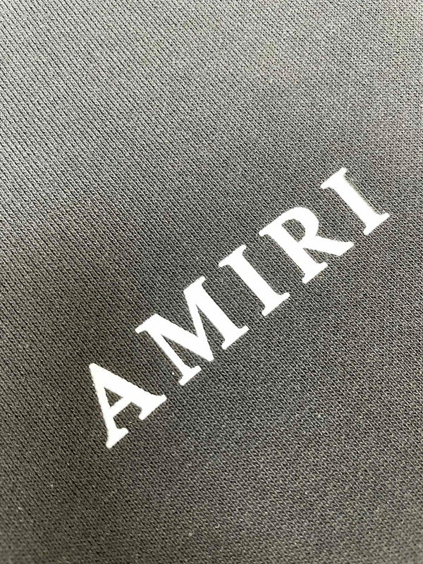 Close-up of Amiri hoodie craftsmanship