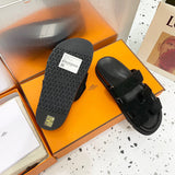 Hermès Tan Gladiator Sandals - Back View