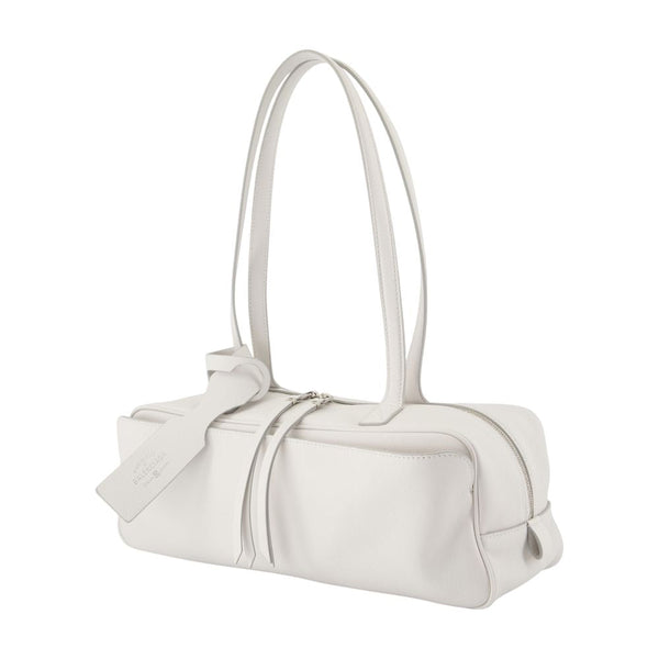 Balenciaga Bags? BALENCIAGA Mini Shoulder Holdall Bowling Handbag Luxury Designer Leather Handbag
