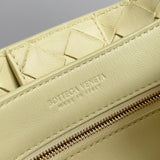 Statement Faux Leather Handbag - Smooth Faux-Leather Exterior | Women's Statement Accessory #1571 - hardware and detail close-up (image 5) of designer-inspired handbag