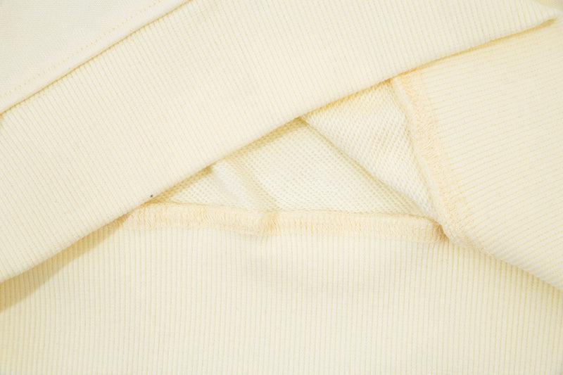 Side profile of Gucci luxury clothing with relaxed-fit cut