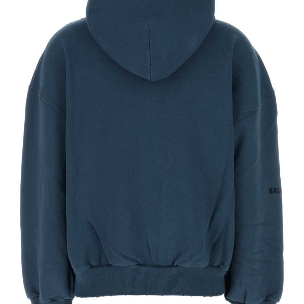 Balenciaga Hoodies- BALENCIAGA Full Zip Hoodie - Women's Casual Style Comfortable Luxury Streetwear Hoodie