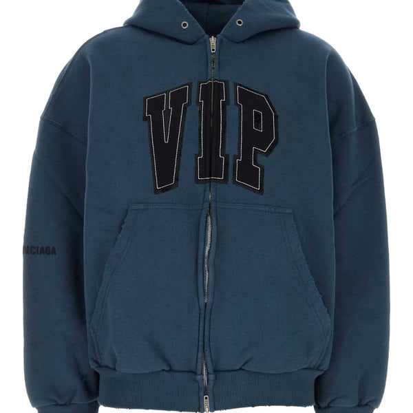 Balenciaga Hoodies- BALENCIAGA Full Zip Hoodie - Women's Casual Style Comfortable Luxury Streetwear Hoodie