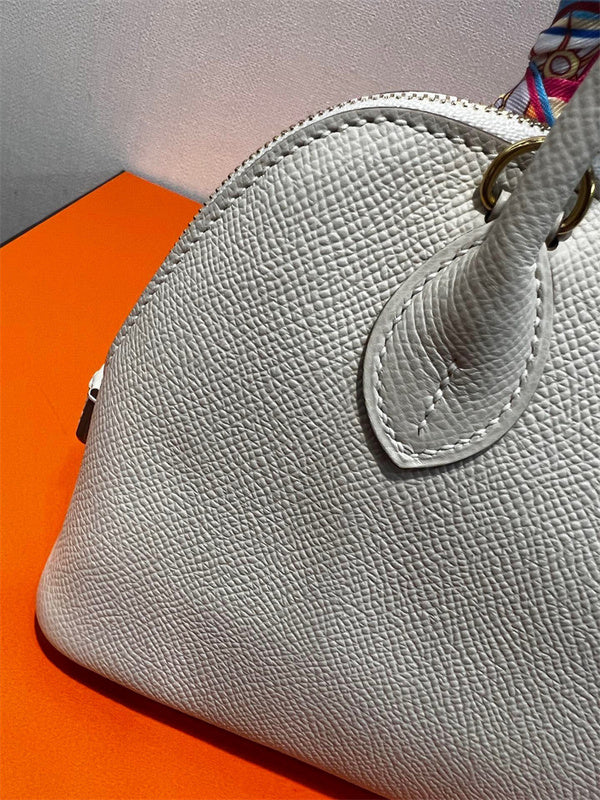  top-handle bag close-up of hardware and finish