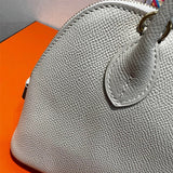  top-handle bag close-up of hardware and finish