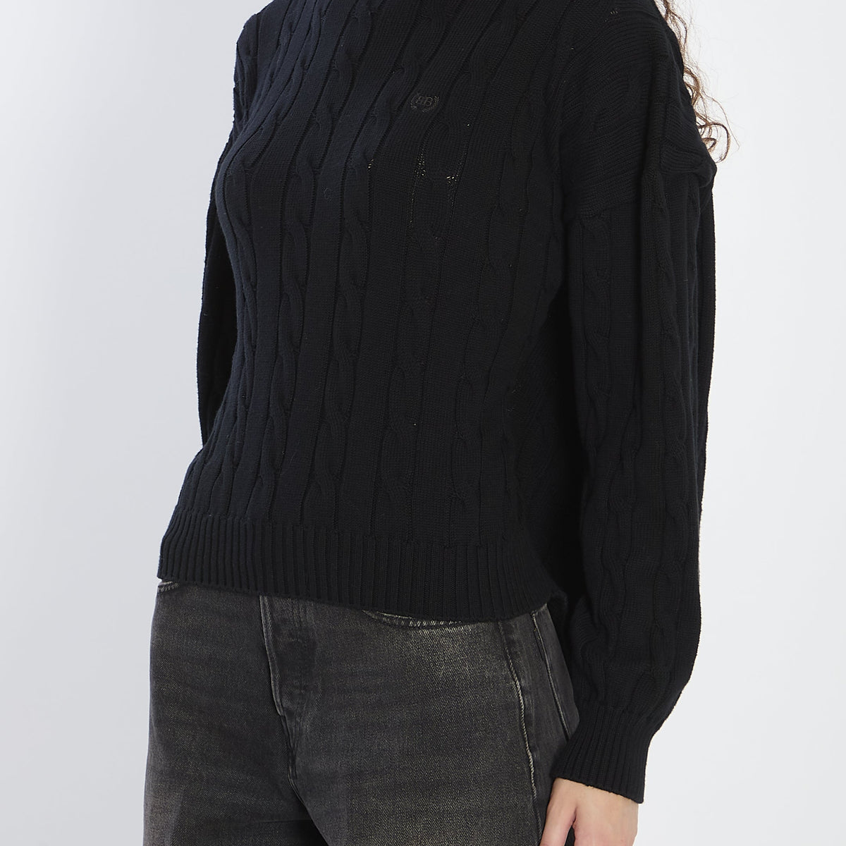 Balenciaga Sweaters? BALENCIAGA Oversized Logo Sweater - Size S Premium Casual Designer Knitwear