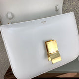 Back view of chic premium women's handbag – women's luxury accessory