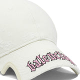 Close-up of Balenciaga caps & hats hardware and fine stitching