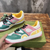 Gucci neutral cream luxury sneakers view 7 signature lace-up style