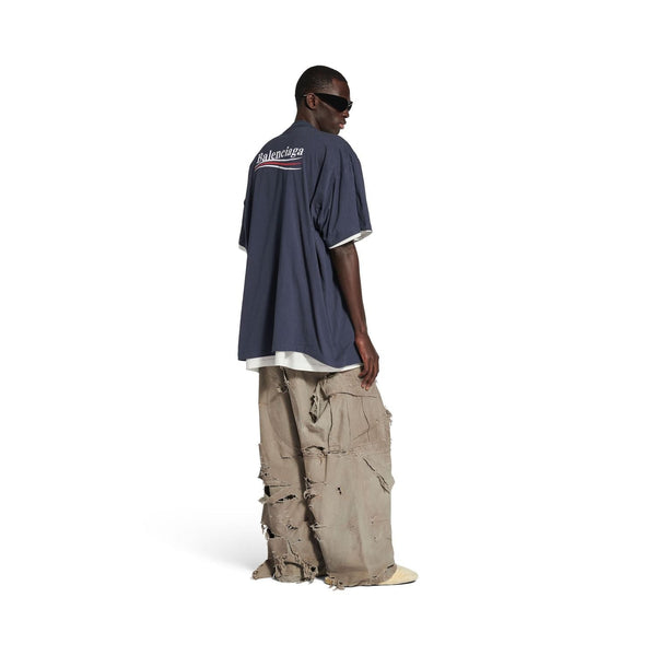Balenciaga T-Shirts? BALENCIAGA Oversized Double T-Shirt Premium Designer Cotton T-Shirt