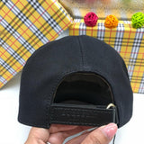 Front view of Burberry unisex cap