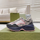 Gucci two-tone luxury sneakers view 8 sleek tonal finish