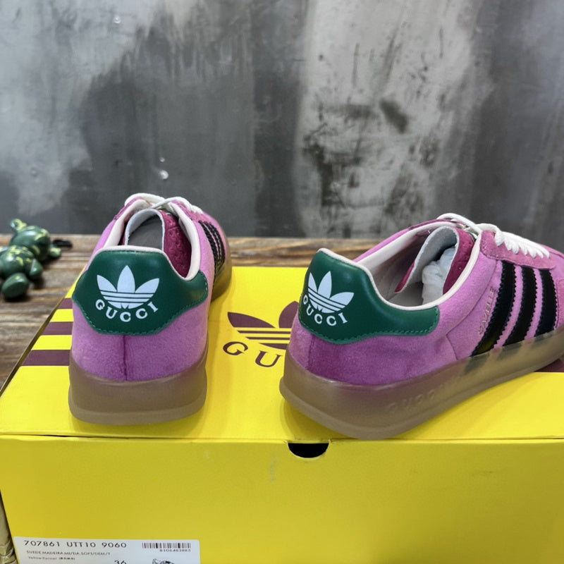 Gucci sneakers detailed view showing premium designer craftsmanship