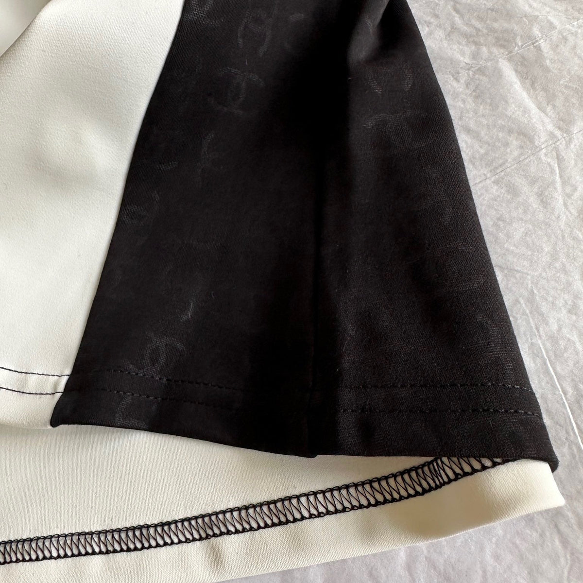 Chanel T-Shirt detail shot – authentic designer craftsmanship