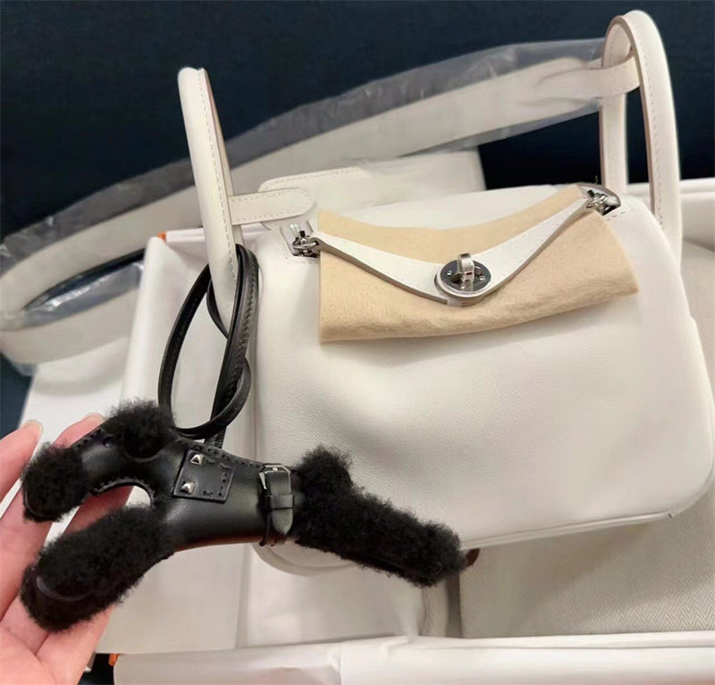 Streamlined bag shown from front angle