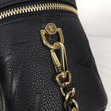 Handle and strap detail of chic refined women's handbag – women's statement bag
