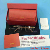 Side view of Cartier unisex sunglasses