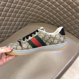 Gucci sneakers detailed view showing premium designer craftsmanship