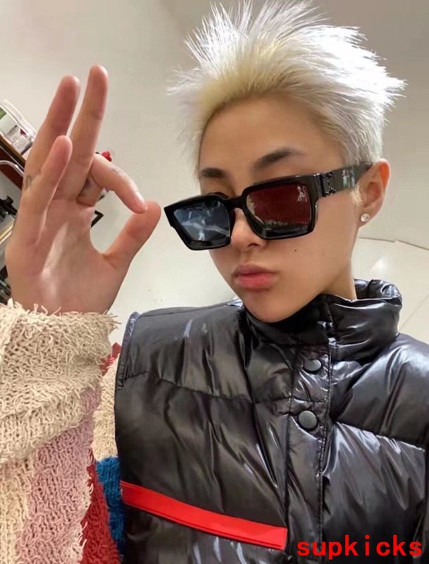 Angled view of Louis Vuitton unisex sunglasses