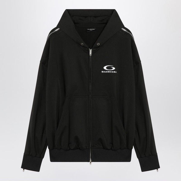 Balenciaga Hoodies? BALENCIAGA Zip-Up Fleece Hoodie for Women Premium Designer Casual Hoodie