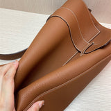  tailored structured bag detail view showing craftsmanship