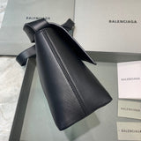 Structured Faux Leather Handbag - Modern Structured Build | Women's Everyday Carry Handbag #528 - close-up detail shot (image 3) of designer-inspired handbag
