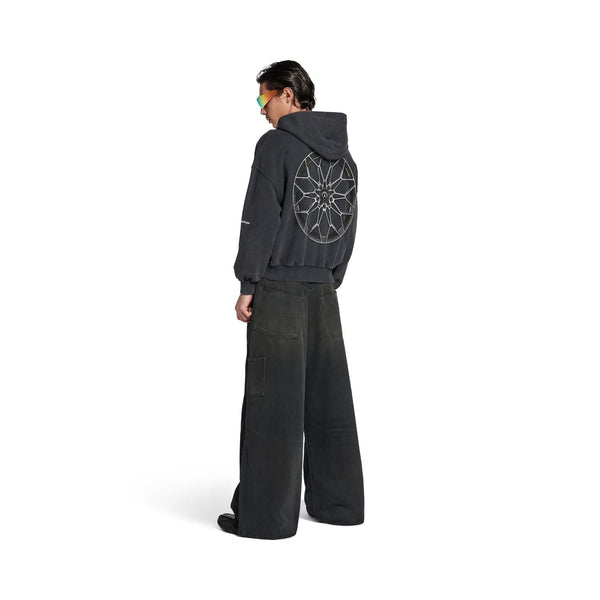 Balenciaga Pants- BALENCIAGA Distinctive Ripped Baggy Pants for Men Tailored Everyday Designer Pants
