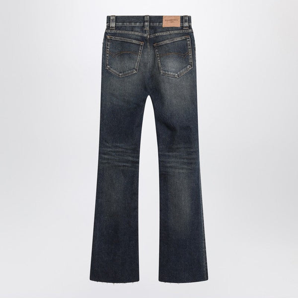 Balenciaga Shoes Balenciaga Dark Blue Bootcut Slim Fit Jeans Women Comfortable Everyday Designer Shoes