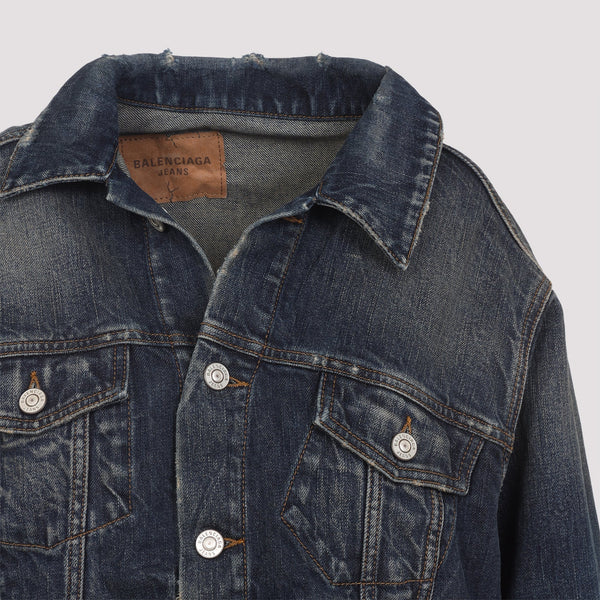 Balenciaga Jackets? BALENCIAGA Off-Shoulder Cotton Jacket for Women Premium Casual Designer Jacket
