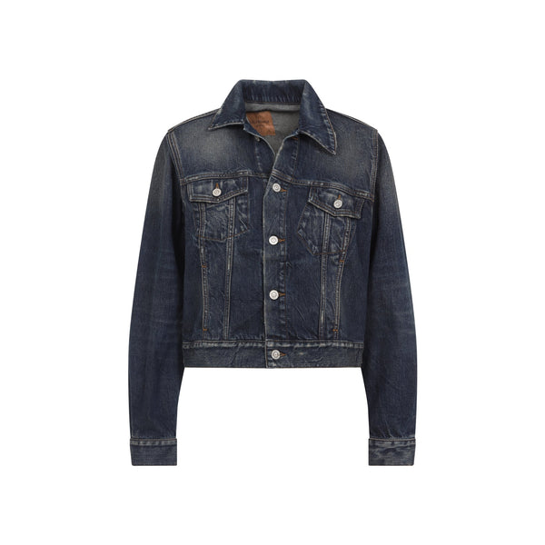 Balenciaga Jackets? BALENCIAGA Off-Shoulder Cotton Jacket for Women Premium Casual Designer Jacket