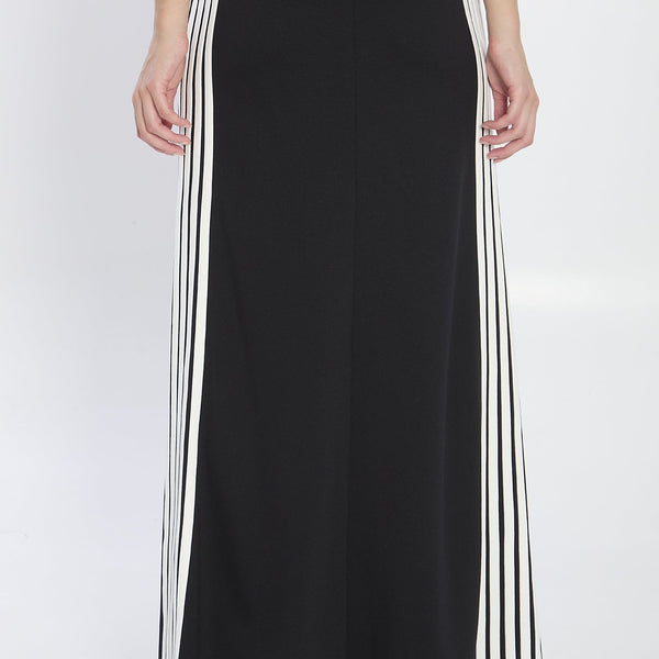 Balenciaga Skirts? BALENCIAGA Stripe-Detail Straight Skirt Chic Everyday Designer Skirt