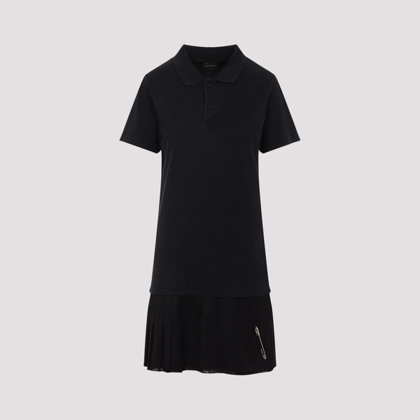 Balenciaga Polo Shirts- BALENCIAGA Layered Polo Mini Dress for Women Premium Everyday Polo Shirt