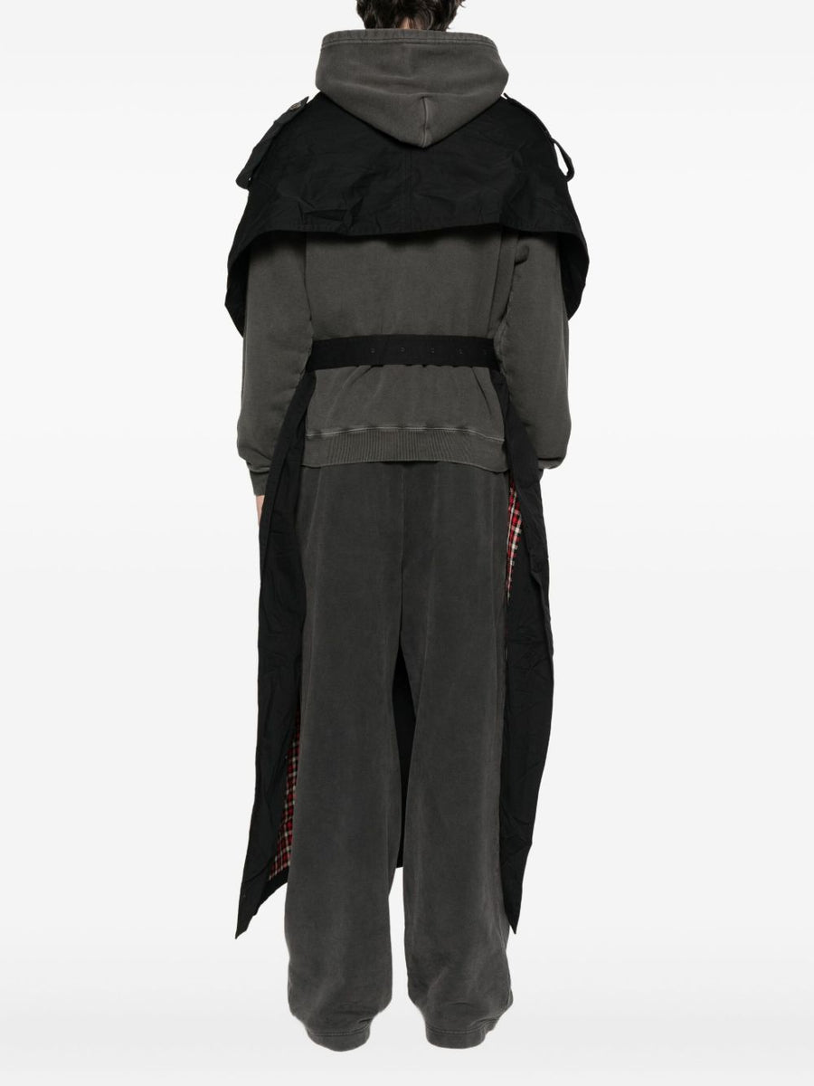 Balenciaga premium outerwear detail and craftsmanship close-up