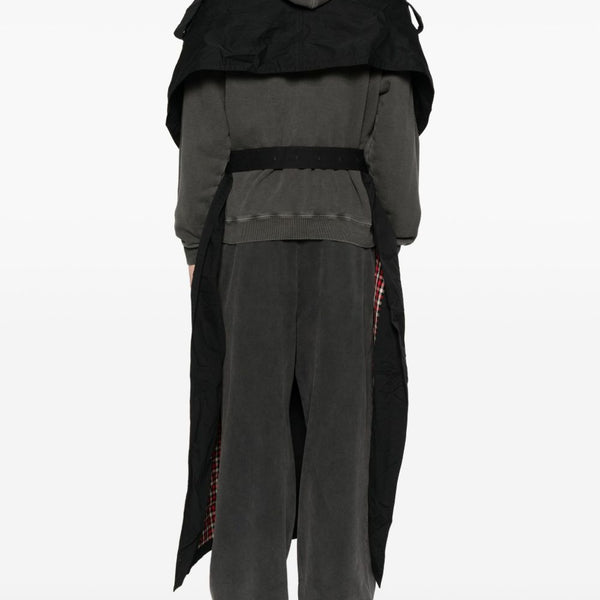 Balenciaga Jackets- BALENCIAGA Double-Breasted Cotton Cape Sleeve Coat for Women - FW25 Stylish Everyday Designer Outerwear