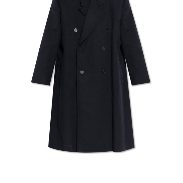 Balenciaga Jackets? BALENCIAGA Wool Blend Coat for Women - FW25 Collection Premium Casual Designer Jacket