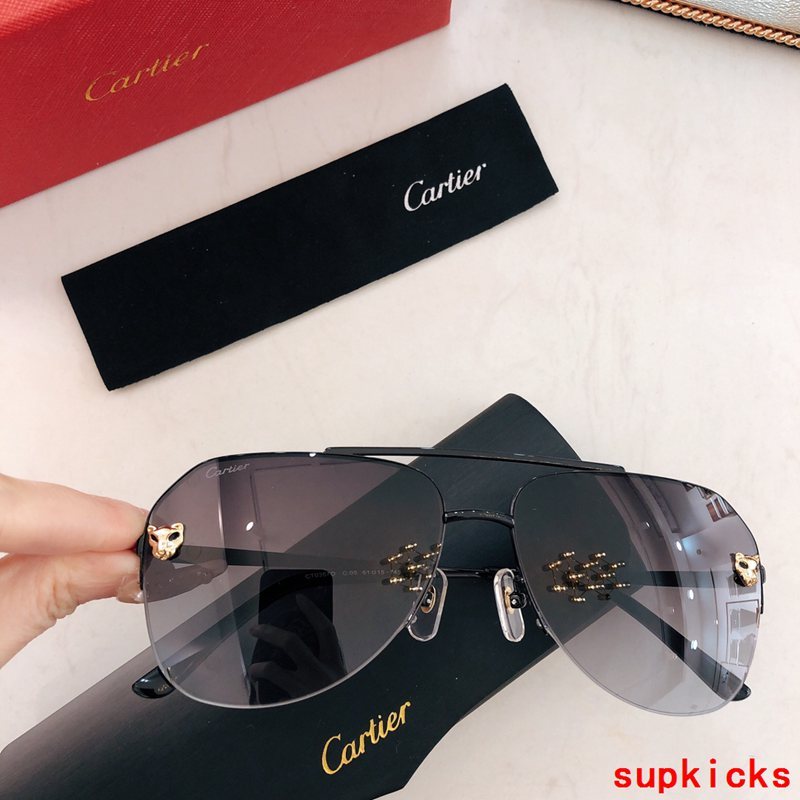 Lifestyle view of Cartier unisex sunglasses