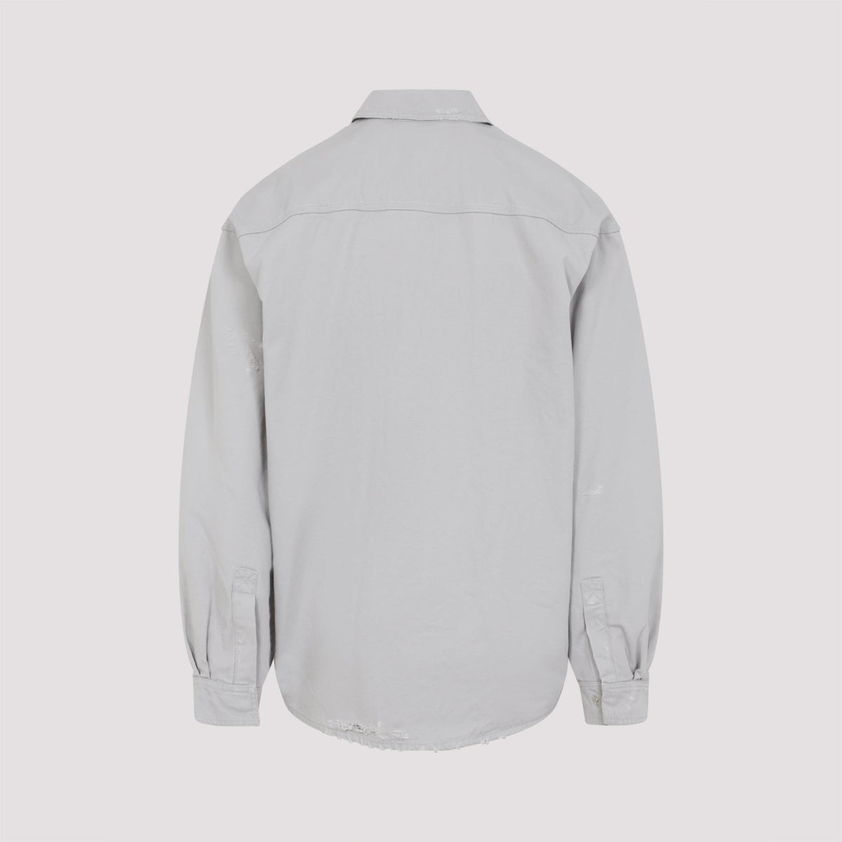 Balenciaga Tops? BALENCIAGA Oversized Cotton Workwear Shirt for Men Premium Designer Casual Top
