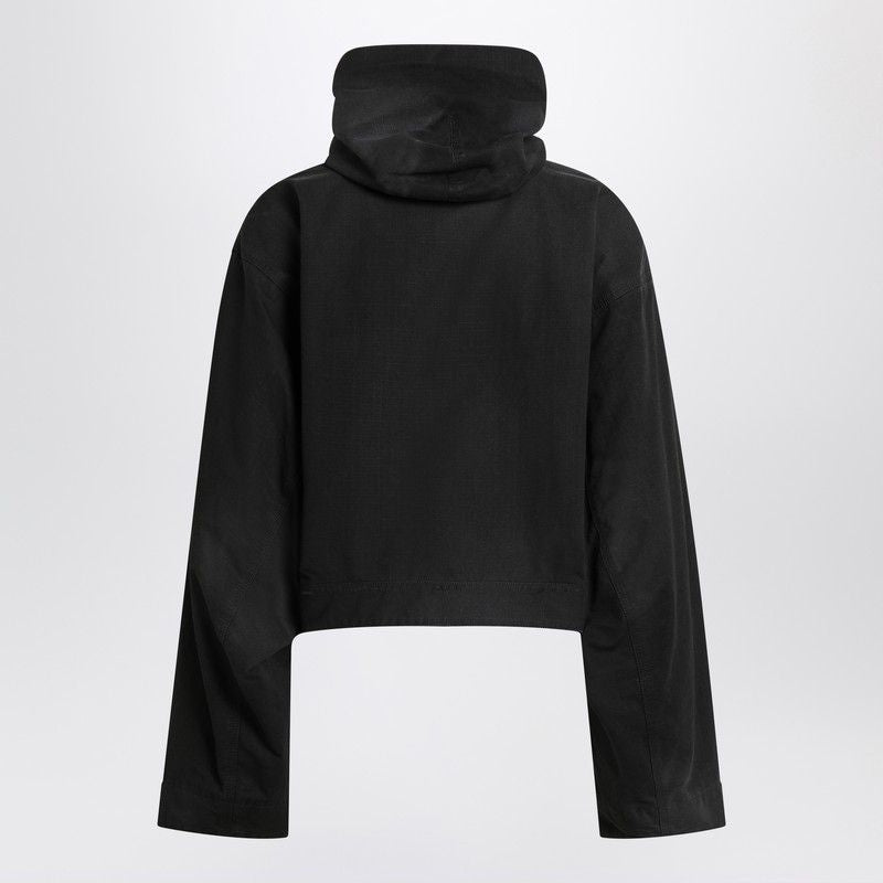 Balenciaga premium outerwear detail and craftsmanship close-up