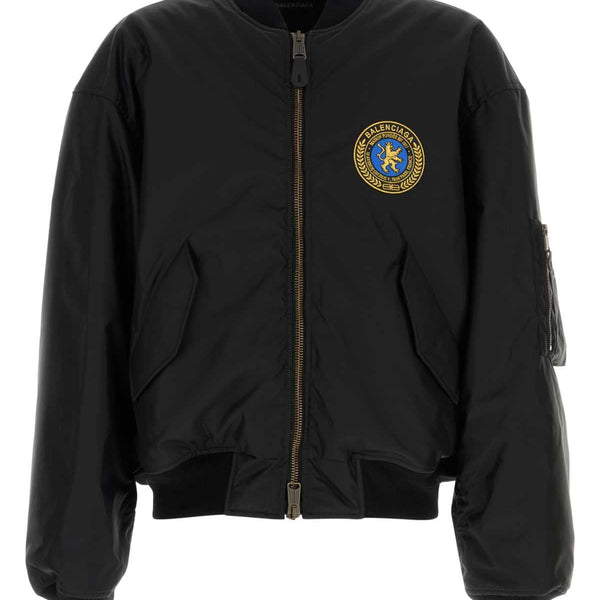 Balenciaga Jackets? BALENCIAGA Nylon Bomber Jacket for Men - FW25 Collection Luxury Designer Outerwear Jacket