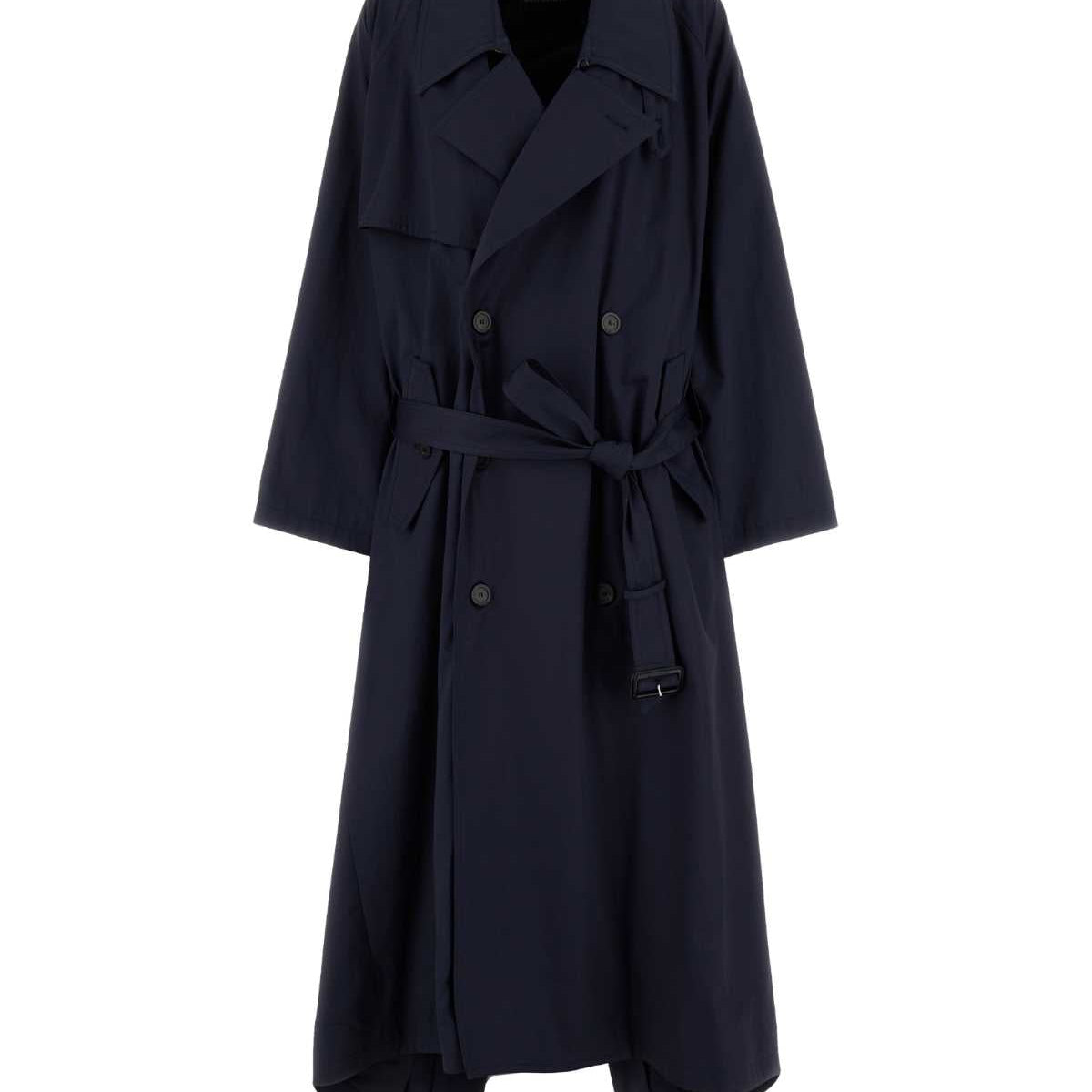 Balenciaga Jackets? BALENCIAGA Oversize Cotton Trench Jacket Stylish Everyday Designer Outerwear