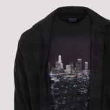 Close-up of Balenciaga shirts hardware and fine stitching