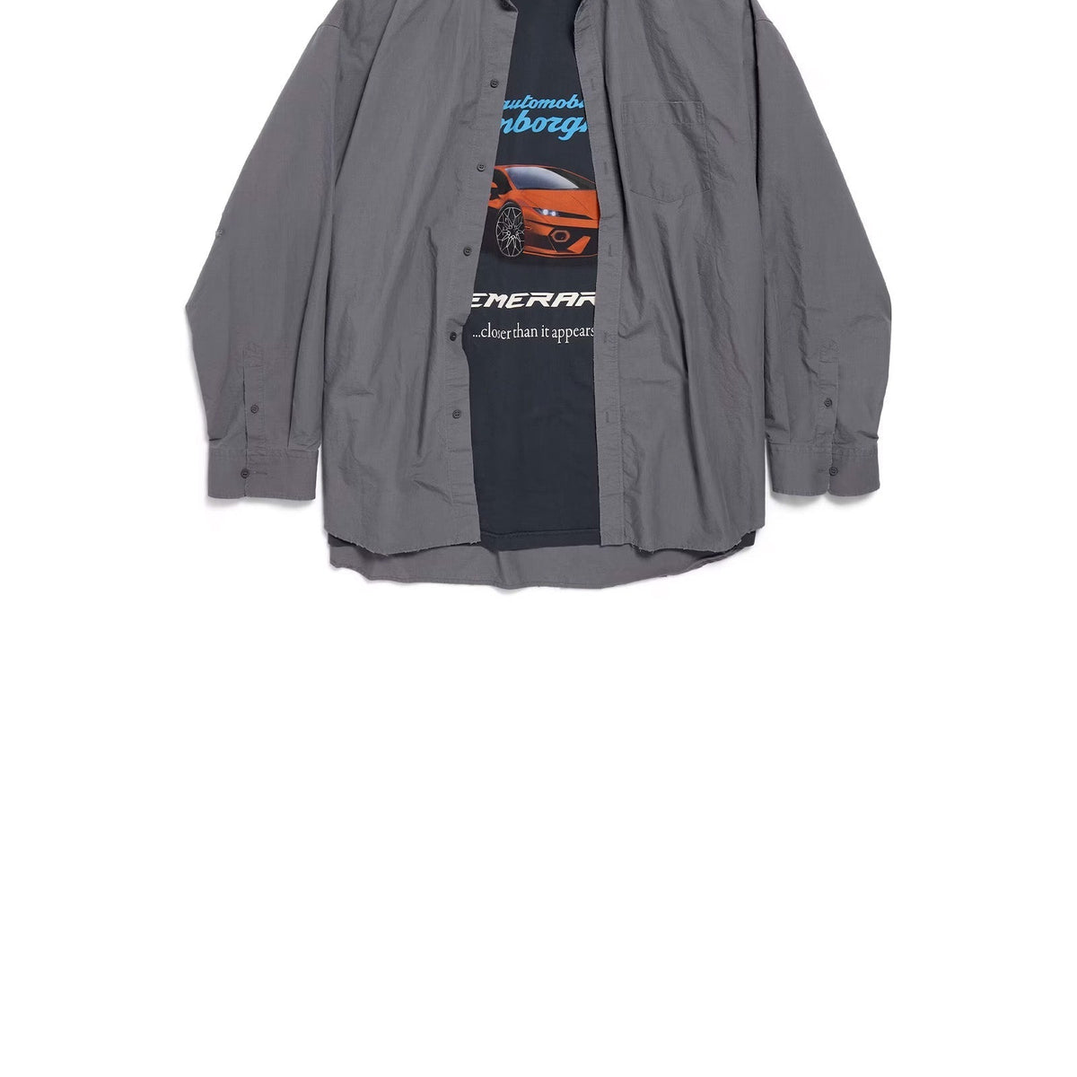 Balenciaga Tops- BALENCIAGA Elevated Cotton Shirt for Men - FW25 Collection Elegant Everyday Designer Top