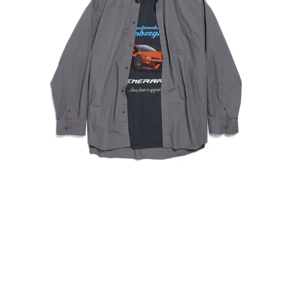 Balenciaga Tops- BALENCIAGA Elevated Cotton Shirt for Men - FW25 Collection Elegant Everyday Designer Top