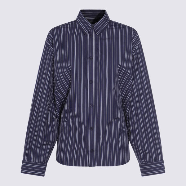 Balenciaga Tops- BALENCIAGA Classic Cotton Shirt for Women - FW25 Collection Elegant Everyday Designer Top